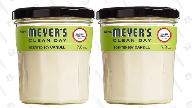 Mrs. Meyer’s Clean Day Lemon Verbana Soy Candle 2-Pack | $12 | Amazon | Clip the 20% coupon